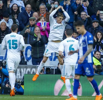 Cristiano celebra el 1-0.