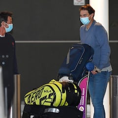 Nadal, Djokovic y Thiem volaron juntos desde Barcelona