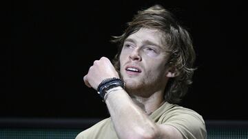 Andrey Rublev, ganador del torneo de Róterdam.