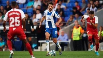 Didac Vila, jugador del Espanyol