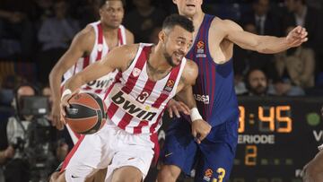 18/12/18  PARTIDO BALONCESTO BASKET 
 EUROLEAGUE EUROLIGA REGULAR SEASON ROUND 13 
 BARCELONA LASSA - OLYMPIACOS  PIREUS 
 NIGEL WILLIAMS-GOSS Y KEVIN PANGOS 