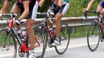 <b>PERSEVERANTE.</b> Sorensen ha estado con los mejores en todas las etapas de montaña para ayudar a su compañero Carlos Sastre.