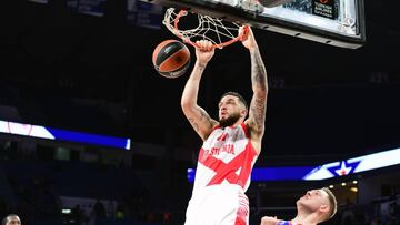 Vincent Poirier, jugador del Baskonia, durante el partido contra el Anadolu Efes.