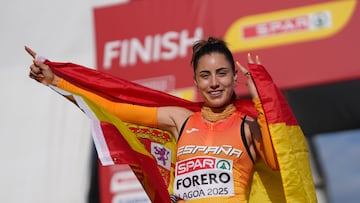 María Forero, oro en sub-23 de los Europeos de cross en Portugal.