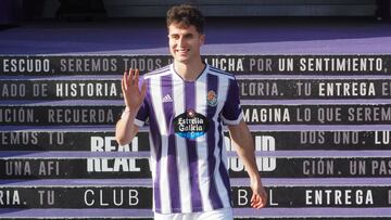 03/01/21 PRESENTACION COMO NUEVO JUGADOR MORCILLO REAL VALLADOLID