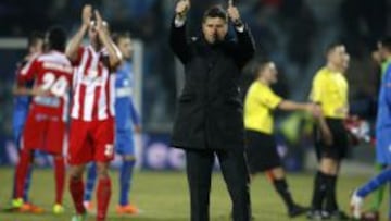 Ricardo, en el campo del Getafe.