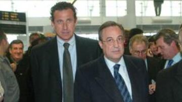 <b>REAL MADRID </b> Jorge Valdano y Florentino Pérez.