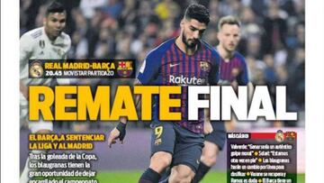 La prensa catalana pide el 'descabello' para el Clásico