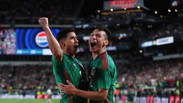 Uriel Antuna e Hirving Lozano, protagonistas del partido amistoso México vs. Alemania en el Lincoln Financial Field.