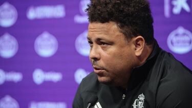 24/05/21 REAL VALLADOLID RUEDA DE PRENSA DE RONALDO NAZARIO PRESIDENTE