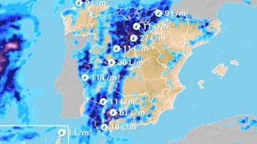 ¿Qué es una vaguada meteorológica y cómo se produce el fenómeno atmosférico que deja lluvias en la Península?