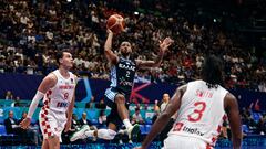 MILAN, ITALY - SEPTEMBER 02: Tyler Dorsey #2 of Greece in action during the FIBA EuroBasket 2022 group C match between Croatia and Greece at Mediolanum Forum on September 02, 2022 in Milan, Italy. (Photo by Giuseppe Cottini/Getty Images)
PUBLICADA 05/09/22 NA MA30 3COL 