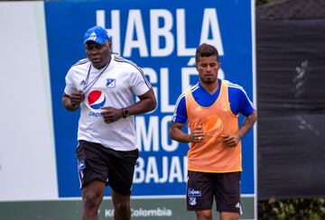 Los dirigidos por Jorge Luis Pinto realizaron su último entrenamiento en Bogotá pensando en el clásico contra Nacional.