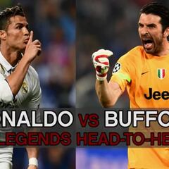 Buffon vs Cristiano - the stats
