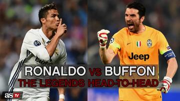 Buffon vs Cristiano - the stats