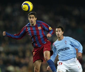 Jug車 con el Barcelona 5 temporadas de 2004 a 2009