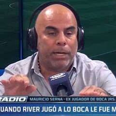 Cruce entre 'Chicho' y Labruna por el Boca - River