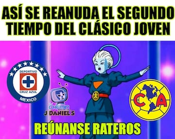 Los memes acaban con Cruz Azul América por el empate a ceros