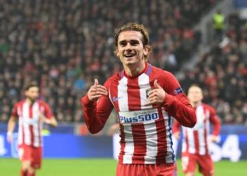 0-2. Antoine Griezmann celebró el segundo tanto.