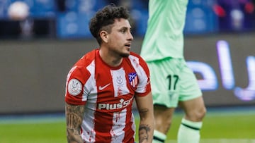 Gim&eacute;nez, durante el Atl&eacute;tico-Athletic