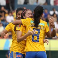 Tigres golea y se coloca como líder de la general femenil