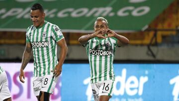 Partido de la Liga BetPlay entre Atlético Nacional e Independiente Santa Fe
