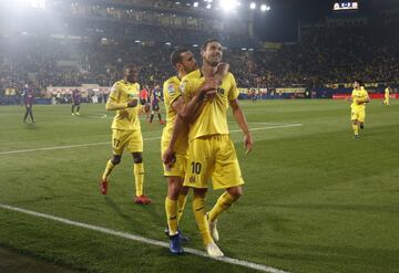 Iborra marc¨® el 3-2 y adelant¨® al Villarreal en el marcador.