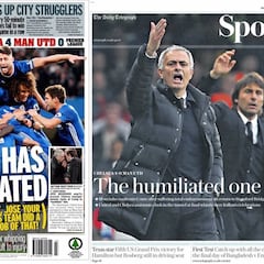 La prensa inglesa carga contra Mourinho: "The humiliated one"