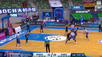 Resumen del San Pablo Burgos vs. Igokea de la Champions League