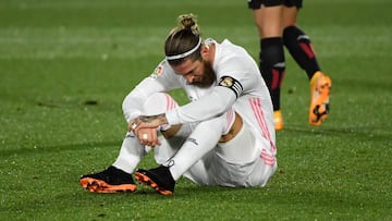 Sergio Ramos, durante un partido ante el Athletic de Bilbao.