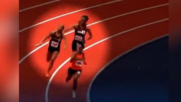 Brutal agresión en el atletismo: golpea a su rival con un testigo y le fractura el cráneo