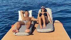 Cristiano se olvida de la eliminación en Champions 'pescando' a Georgina