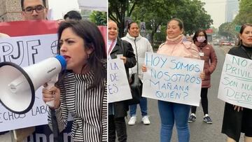 Trabajadores del Poder Judicial realizan bloqueos CDMX: calles cerradas, alternativas viales | últimas noticias