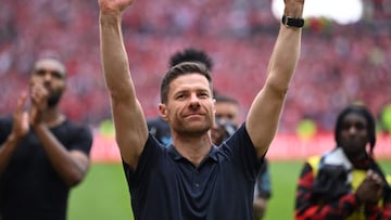 Xabi Alonso, entrenador del Bayer Leverkusen.