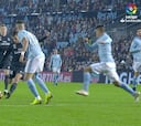 Si dejas pensar a Ceballos pasa esto: la dinámica del balón tras su chut es magia en la repetición