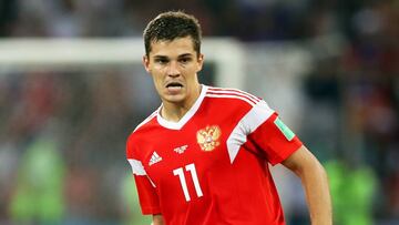 Roman Zobnin con Rusia.