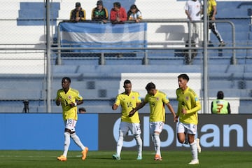 Imágenes del partido entre Colombia y Eslovaquia por los octavos de final del Mundial Sub 20 en el estadio San Juan del Bicentenario.