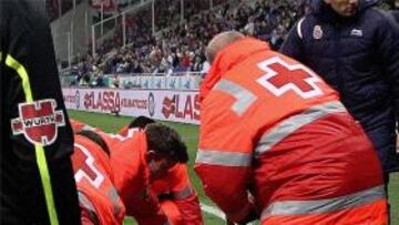 Álvaro tiene una rotura en el bíceps femoral de la pierna