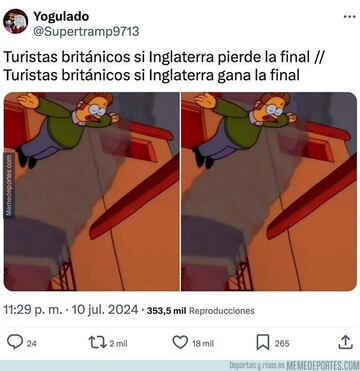 Los mejores memes de la final entre España e Inglaterra