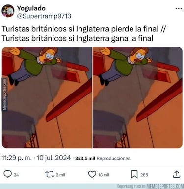 Los mejores memes de la final entre España e Inglaterra