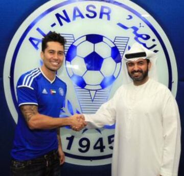 Luis Jiménez cambió de club en Emiratos Árabes y ahora defenderá al Al Nasr.