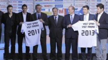 <b>'VISIT SPAIN, VISIT MADRID'. </b>El Madrid firmó un acuerdo con Gobierno, Comunidad y Ayuntamiento.