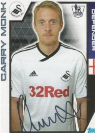 Garry Monk, técnico de Swansea, se retiró el 2014 y de inmediato asumió como entrenador.