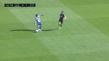 Arribas le hizo el regalo de la Liga a Leo Baptistao: ?absurdo!