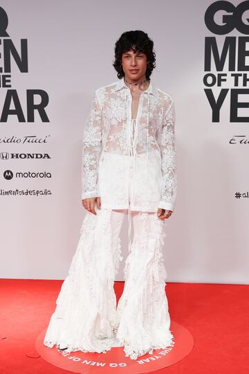 El cantante y compositor Leo Rizzi en la gala de los premios GQ Hombres del Año 2023.