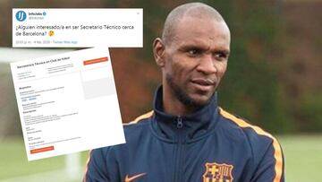 InfoJobs ya ofrece el cargo de Abidal en el Barça