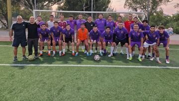 Los jugadores del Venezuela FC.