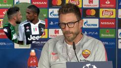Di Francesco y el escupitajo de Douglas Costa a su hijo