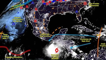 Ciclón Troplcal Bonnie: trayectoria, lluvias y estados afectados en México