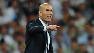 Zidane, en el partido ante el City.